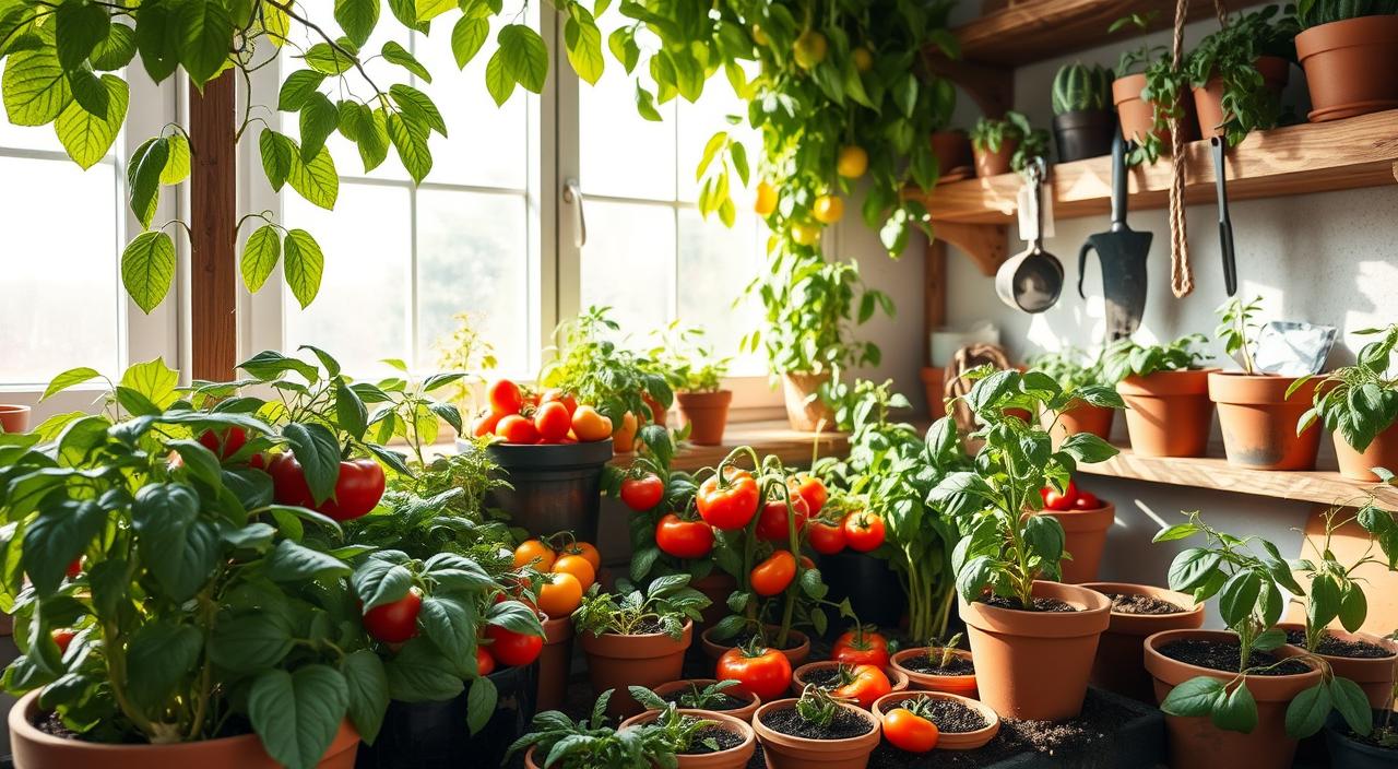 Horta em pequenos espaços