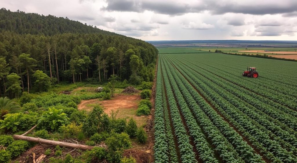 Impactos ambientais da produção de soja