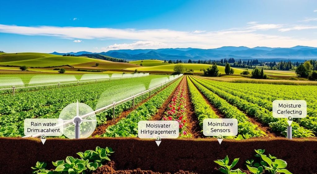 Implementação de sistemas de irrigação sustentável