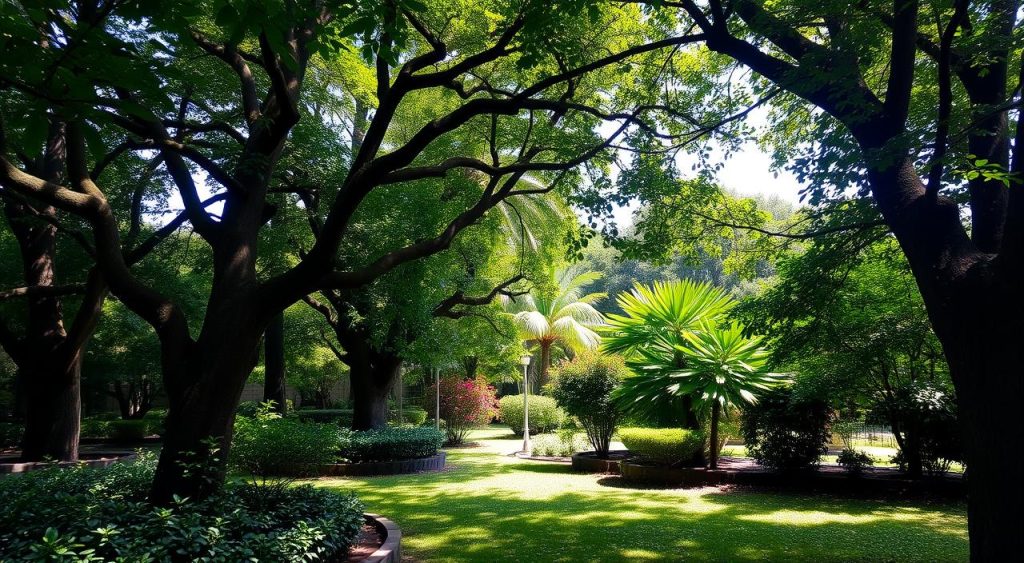 plants providing shade