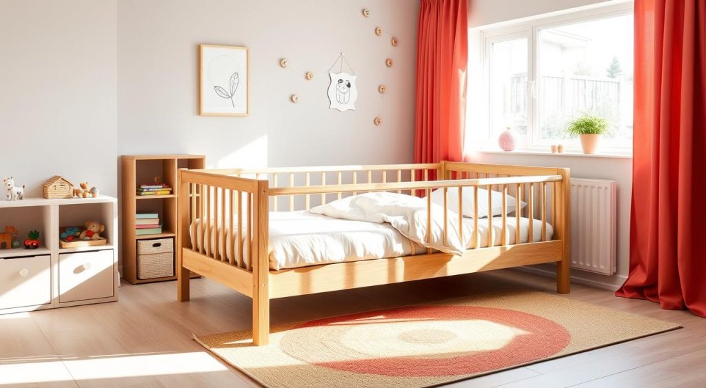 Cama Montessoriana no Quarto Infantil