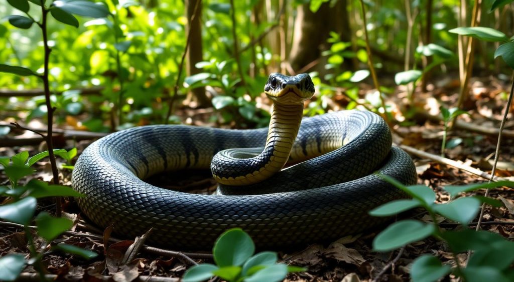 Cobra-Real em seu habitat natural