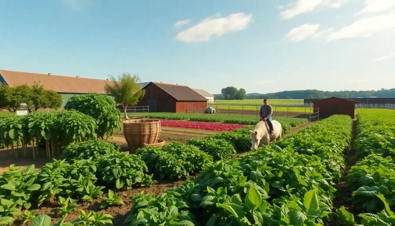 Definindo a Produção: O Que Cultivar e Criar na Sua Propriedade para Prosperar