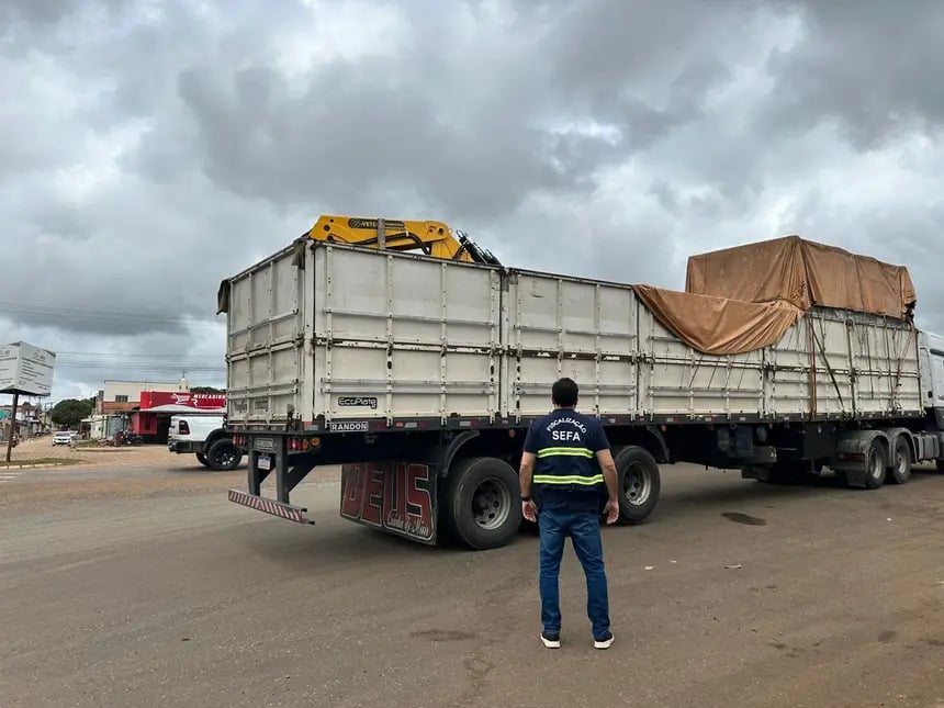 Sefa Apreende 78 Bovinos e Guindaste sem Nota no Pará - Imagem do artigo original