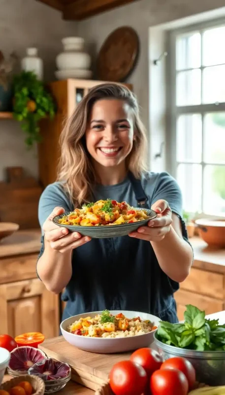 Receitas Caseiras de Pratos Frescos e Saudáveis