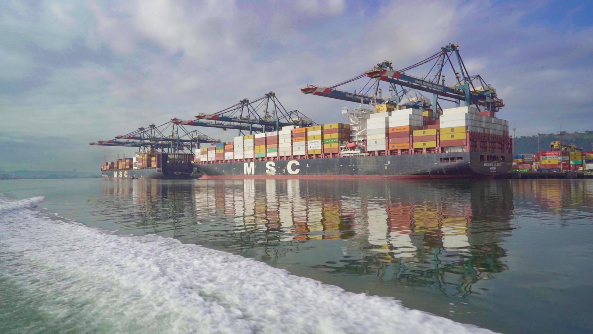 Movimentação de Contêineres Sobe 11,6% no Porto de Santos - Imagem do artigo original