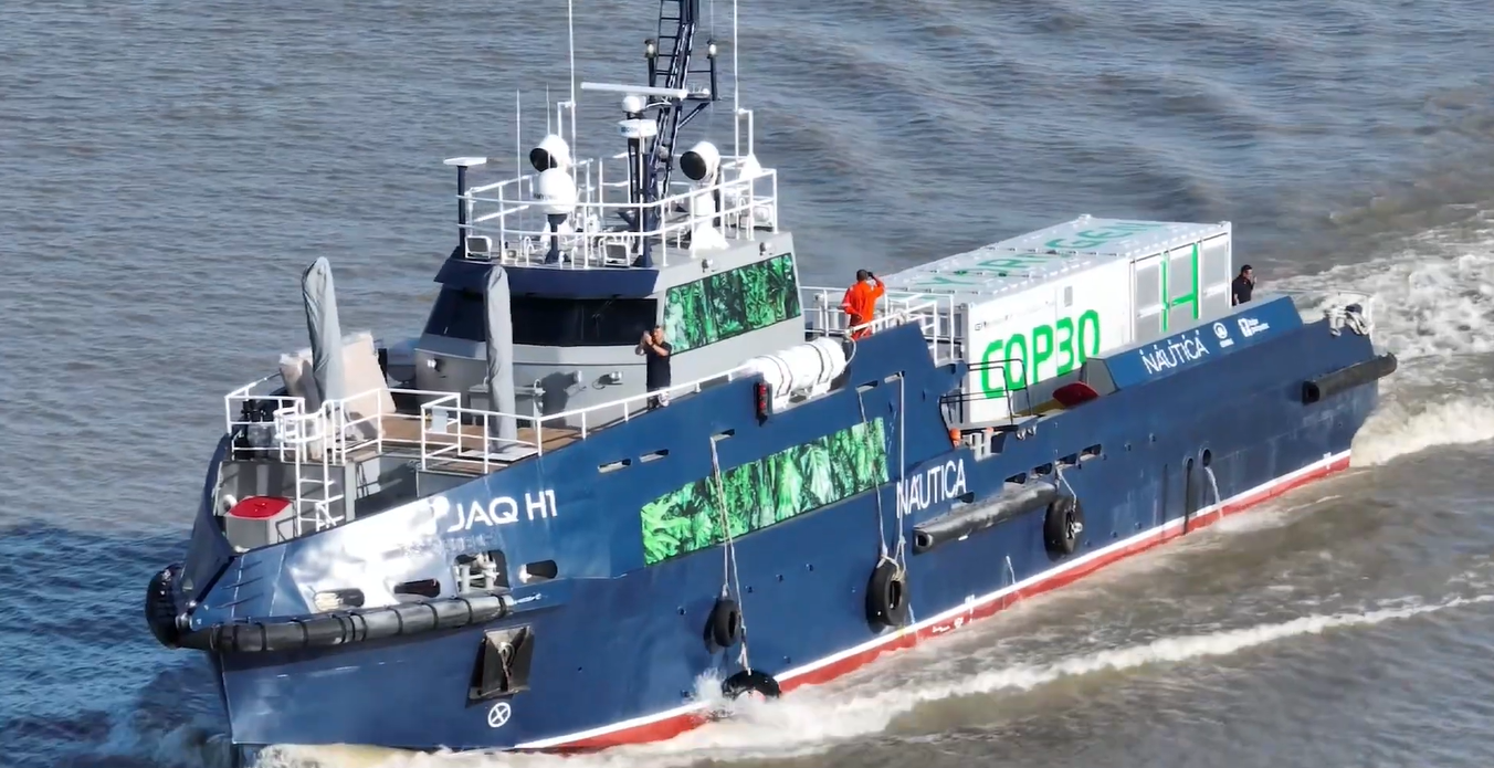 Primeiro Barco-Escola a Hidrogênio é Exibido na COP30 - Imagem do artigo original