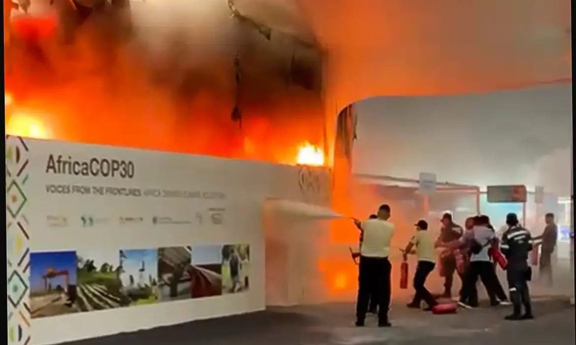 Incêndio Controlado em Pavilhão da COP30 em Belém - Imagem do artigo original