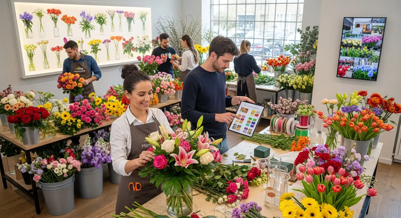 Cultivo de Flores no Campo