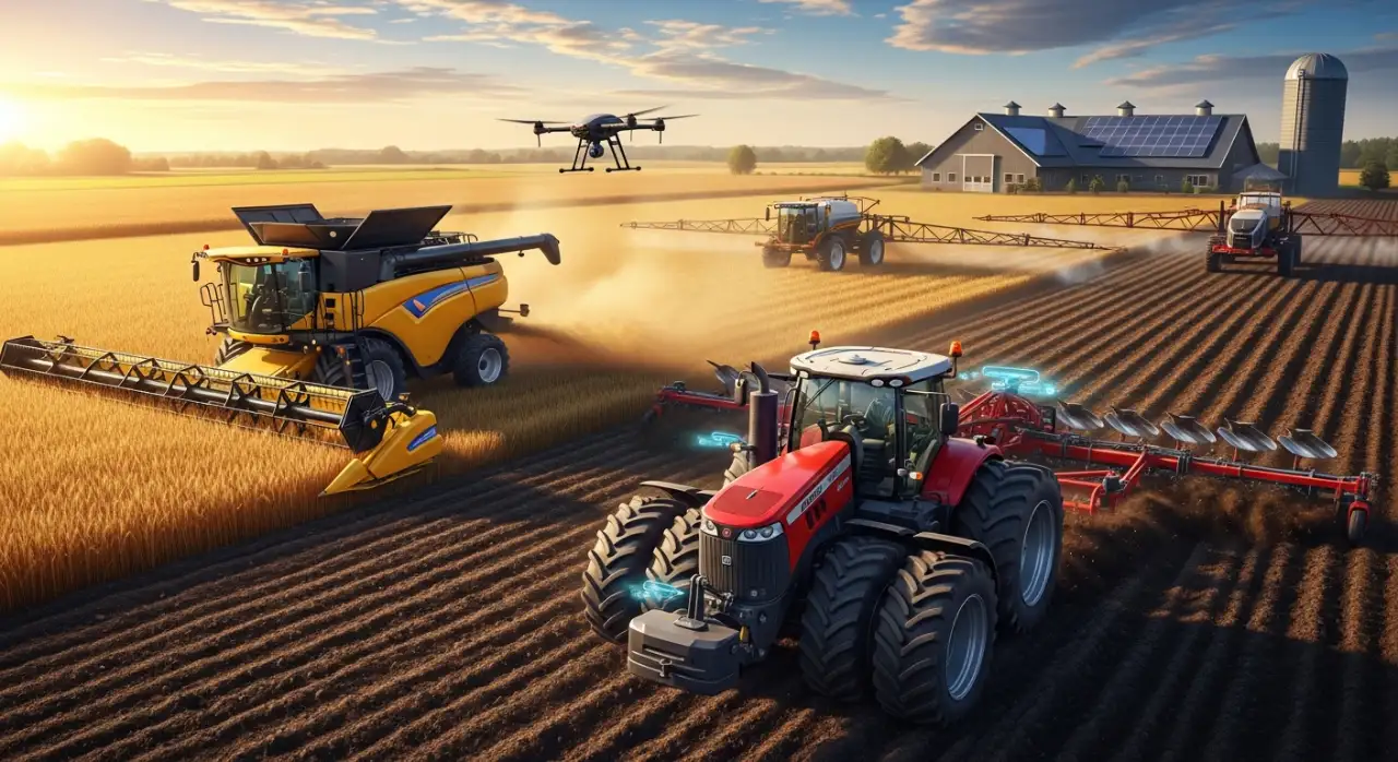 Como Maquinários Agrícolas Aumentam a Produtividade no Campo