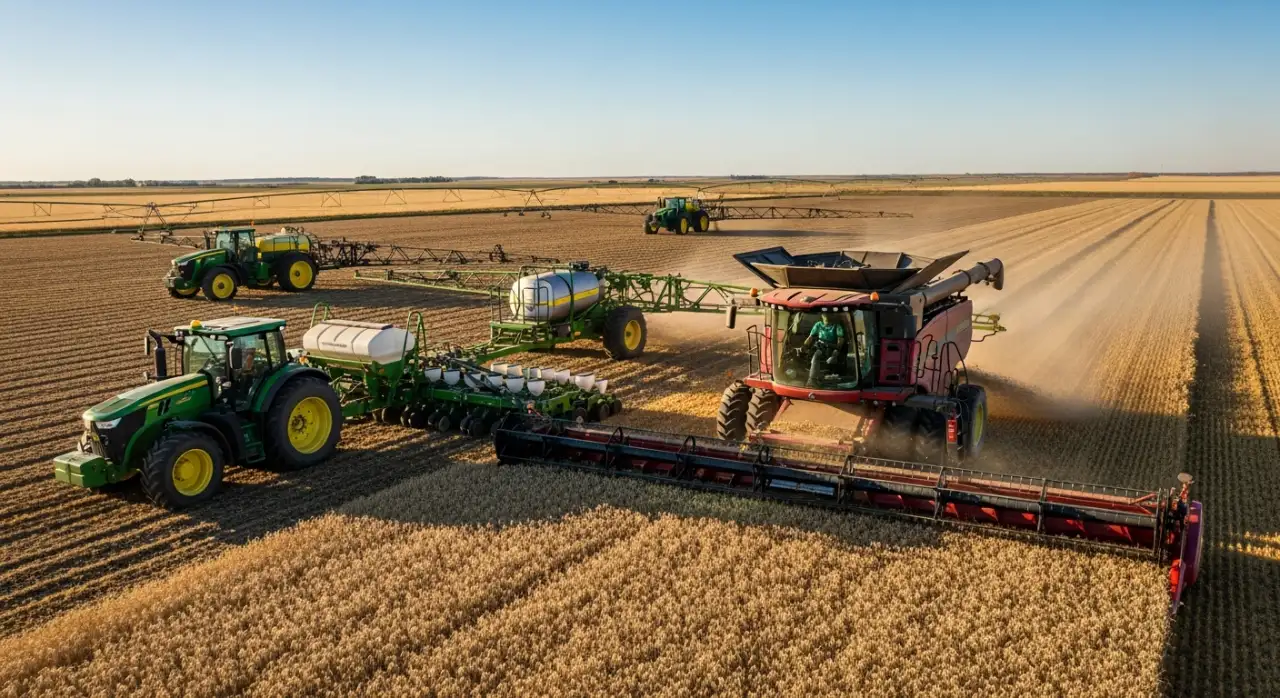 Como Maquinários Agrícolas Aumentam a Produtividade no Campo