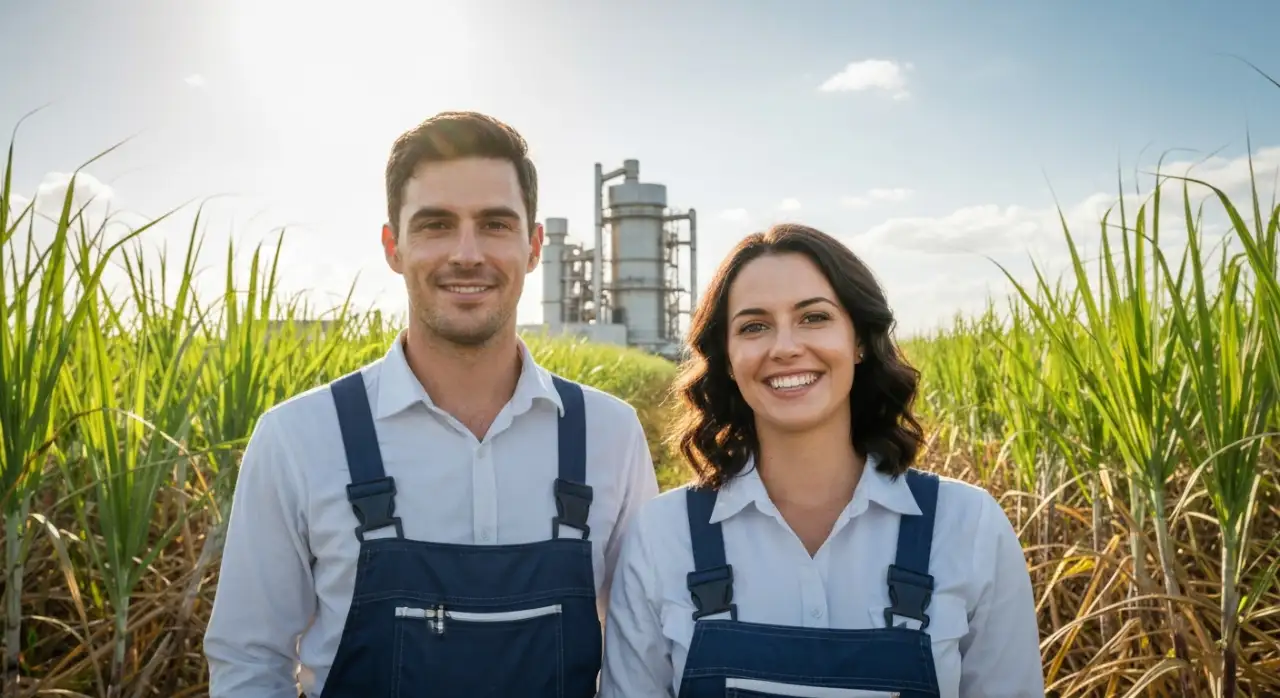 Crescimento da Cana de Açúcar em Cultivo Rural no Agronegócio