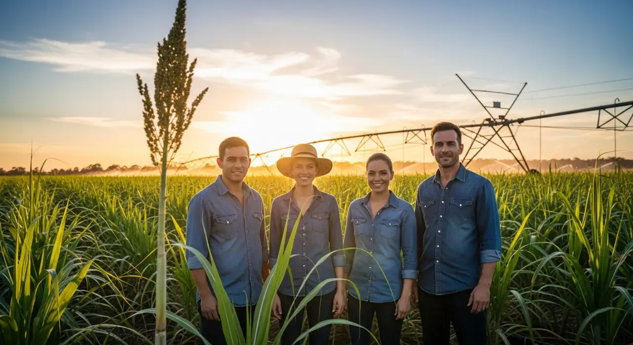 Crescimento da Cana de Açúcar em Cultivo Rural no Agronegócio