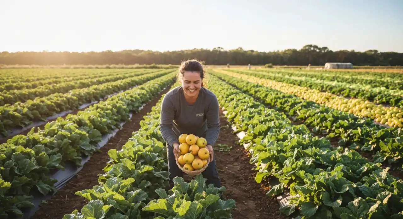 Cultivo de Frutas no Campo com Foco em Qualidade e Sabor