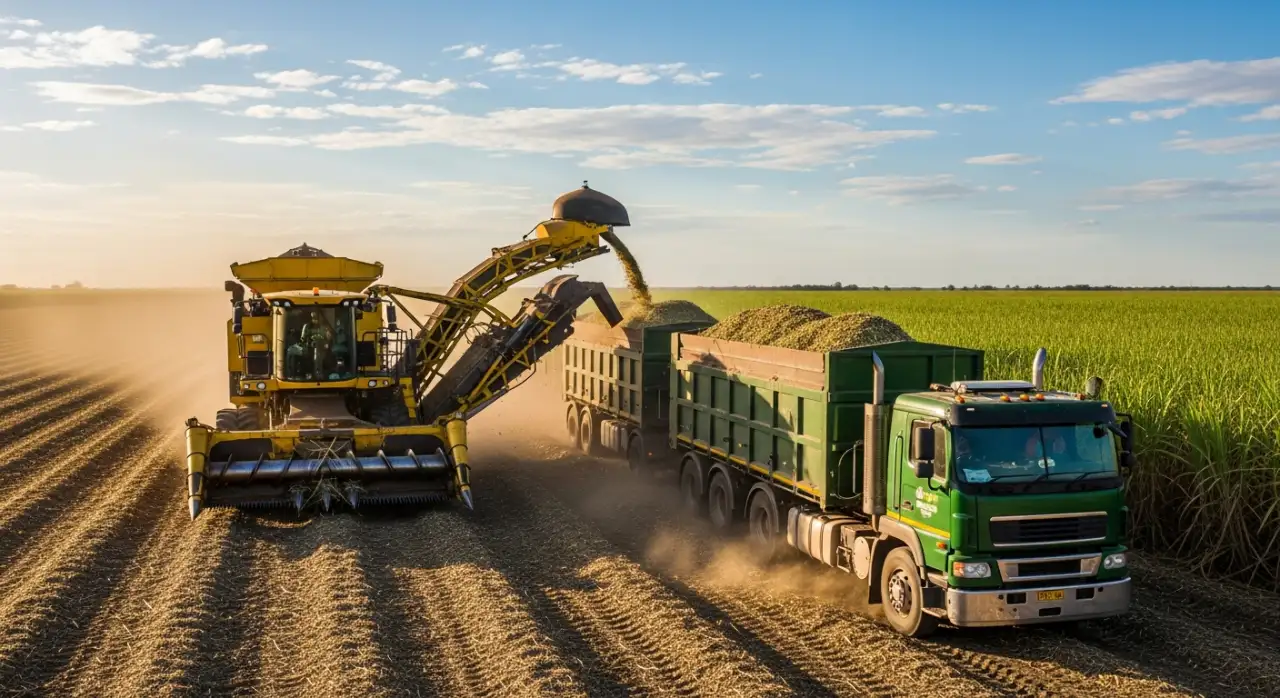 Plantação de Cana de Açúcar para Produção Agrícola