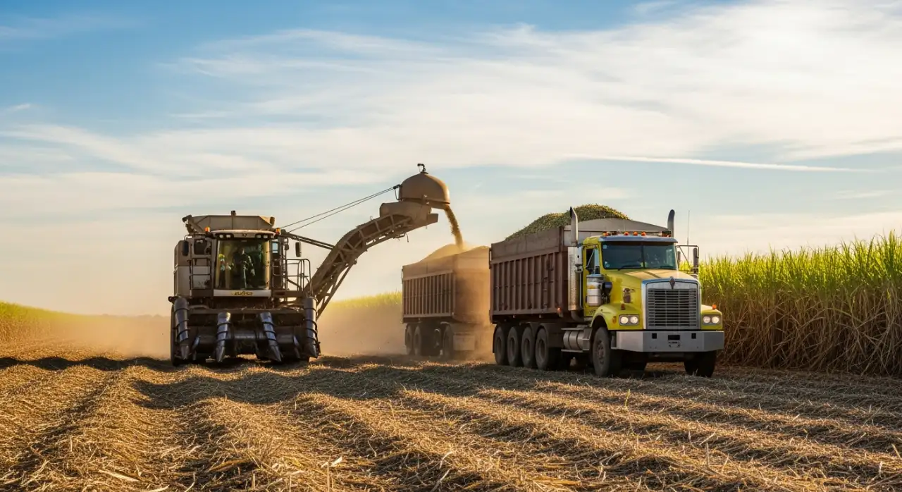 Plantação de Cana de Açúcar para Produção Agrícola