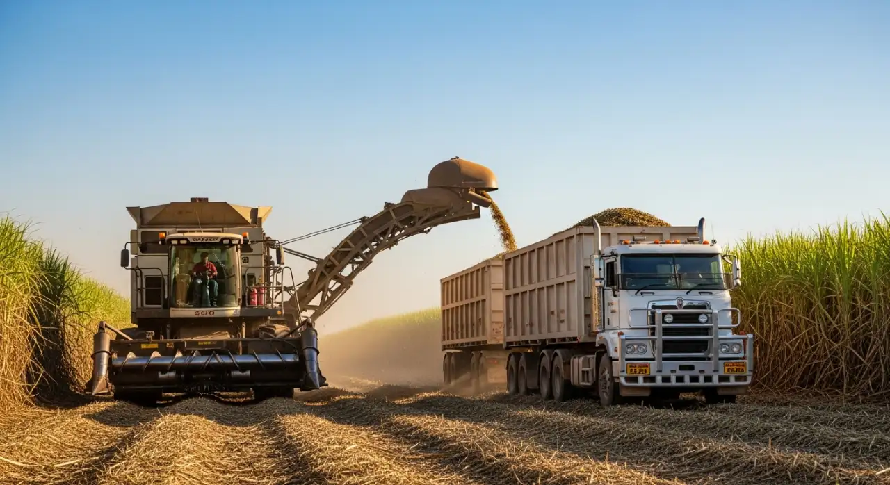 Plantação de Cana de Açúcar para Produção Agrícola