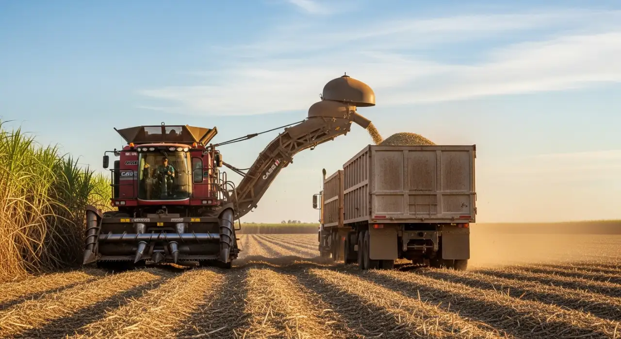 Plantação de Cana de Açúcar para Produção Agrícola