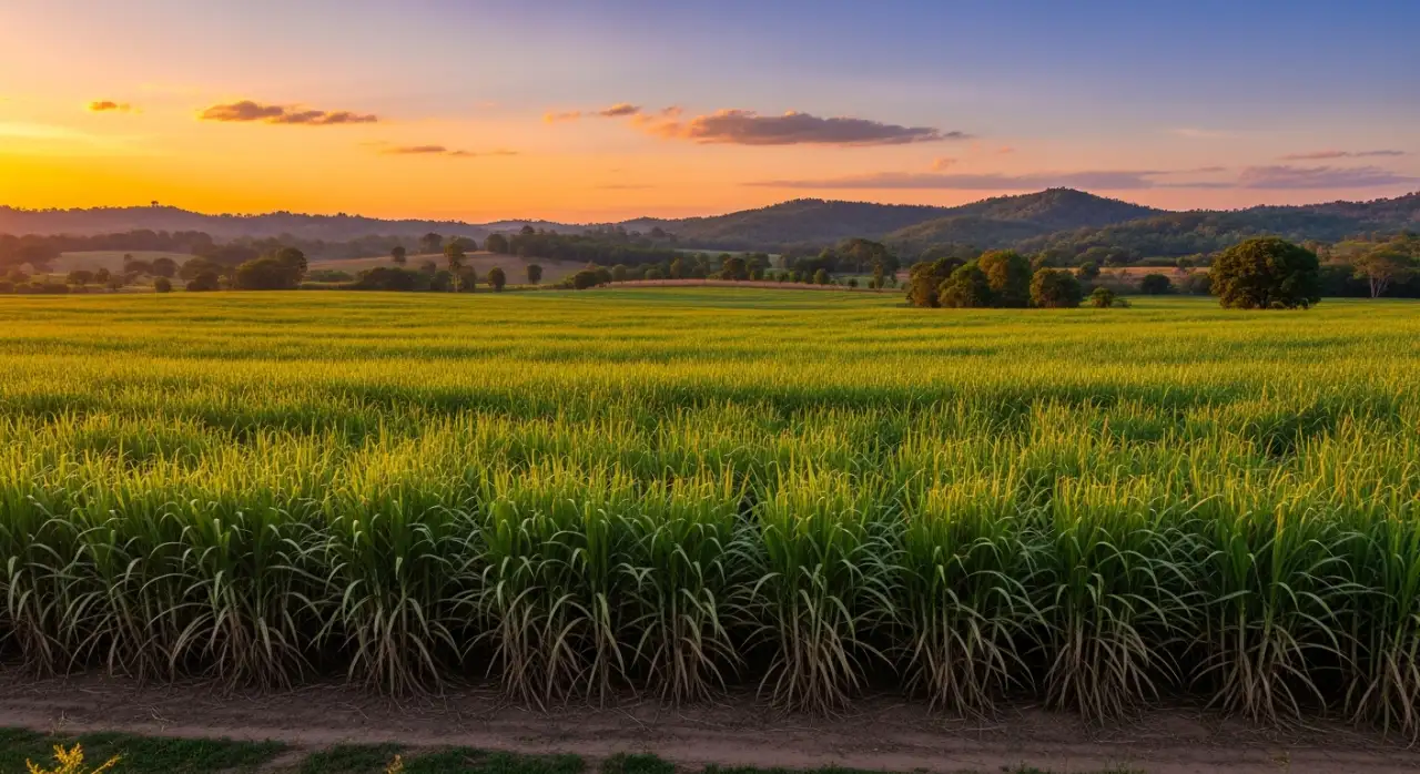 Plantação de Cana de Açúcar para Produção Agrícola