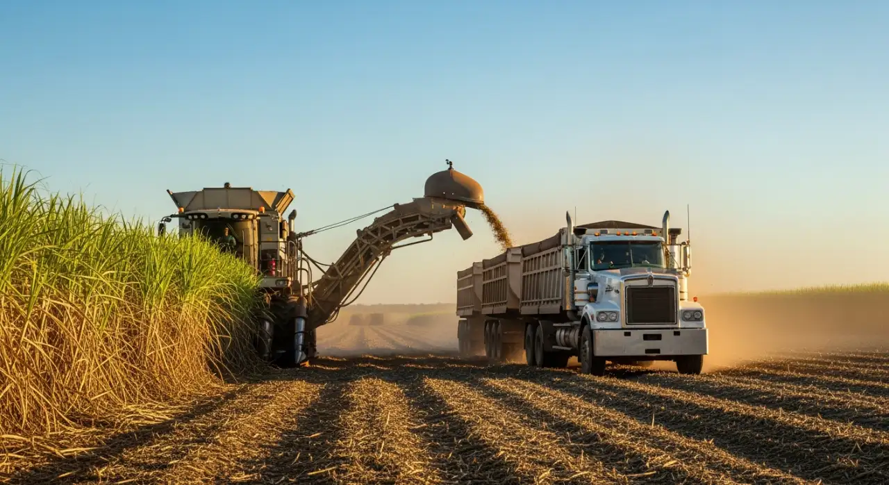 Plantação de Cana de Açúcar para Produção Agrícola