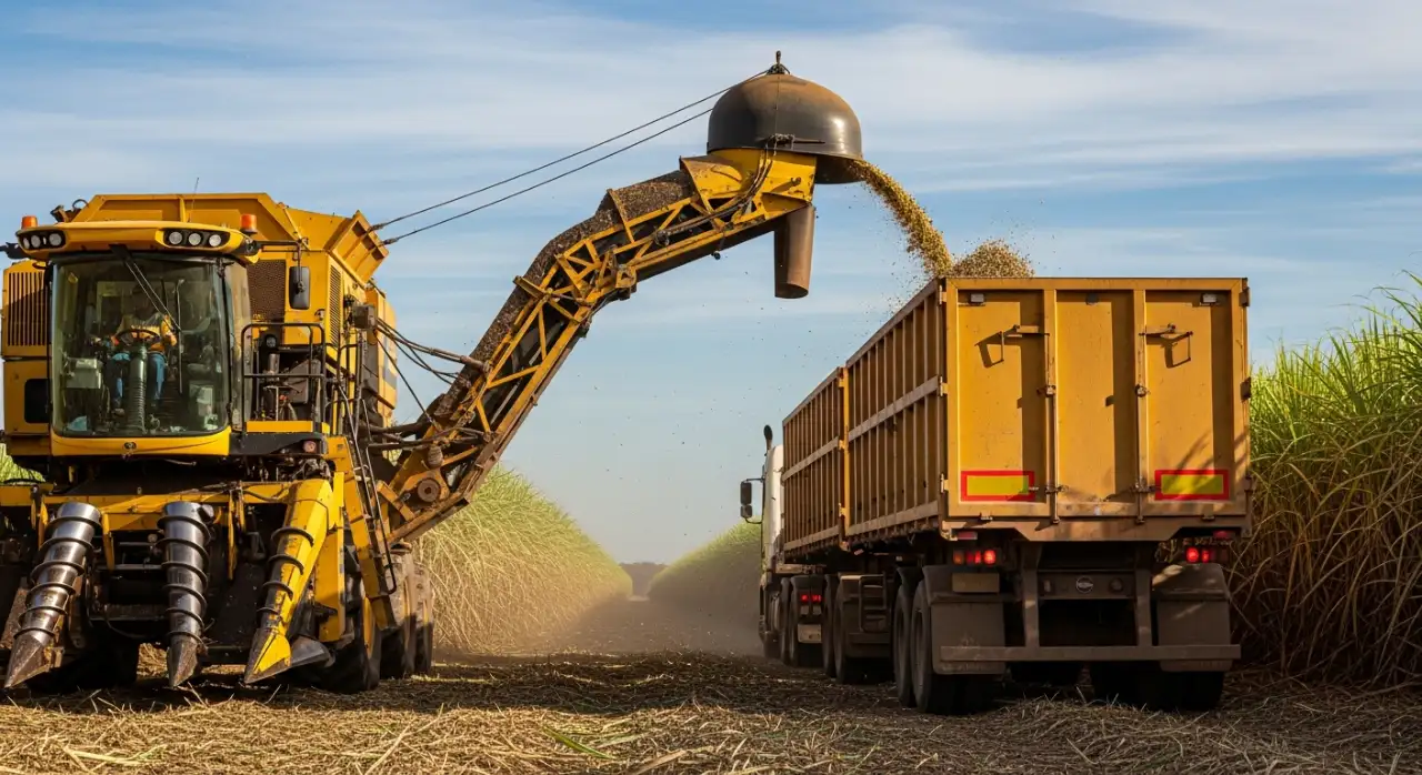 Plantação de Cana de Açúcar para Produção Agrícola