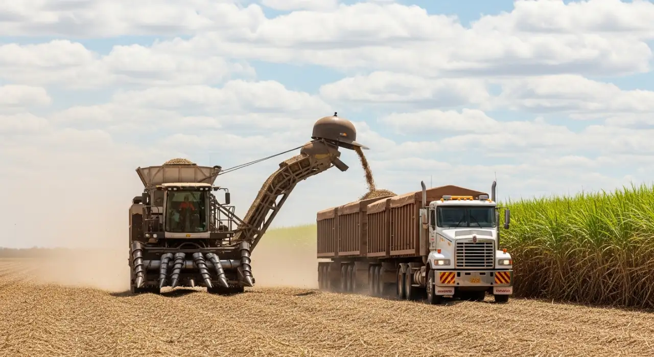 Plantação de Cana de Açúcar para Produção Agrícola