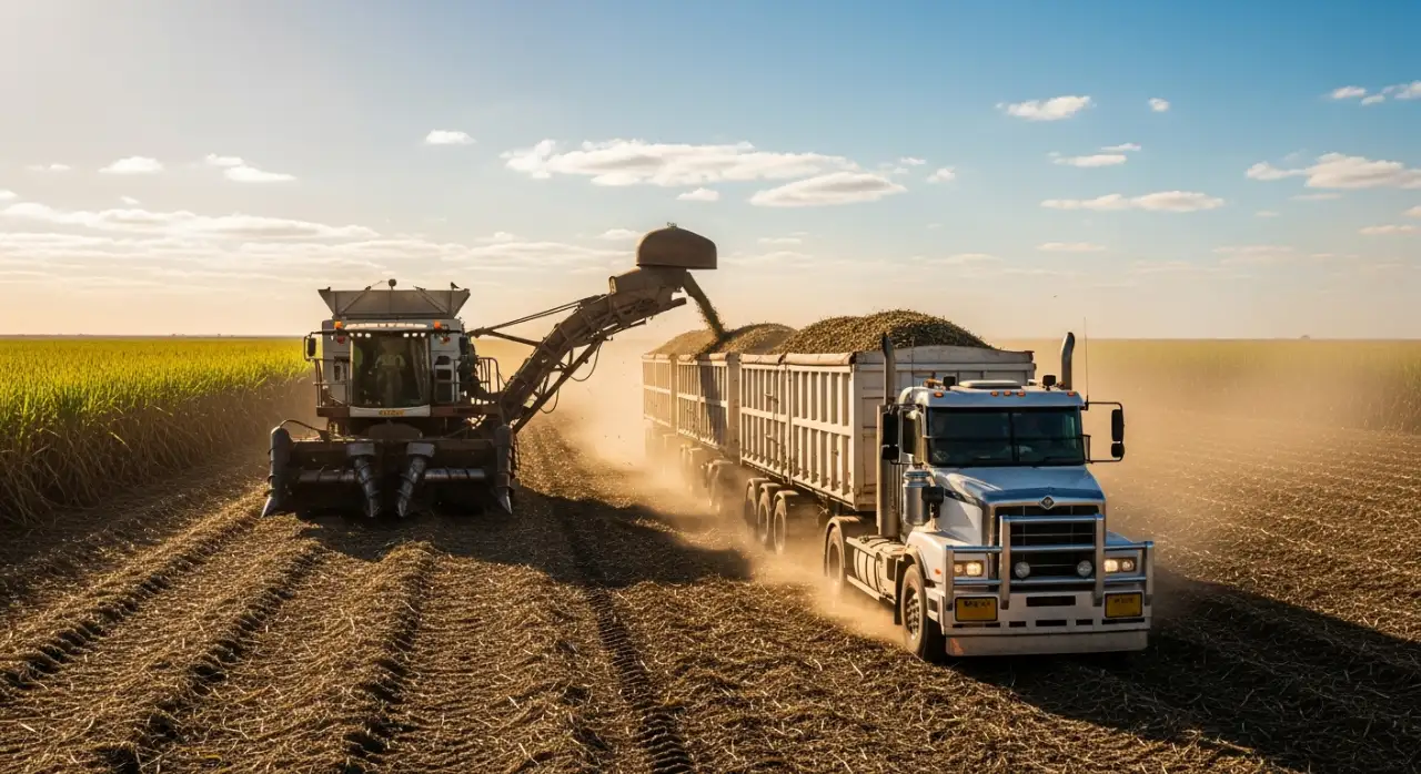 Plantação de Cana de Açúcar para Produção Agrícola