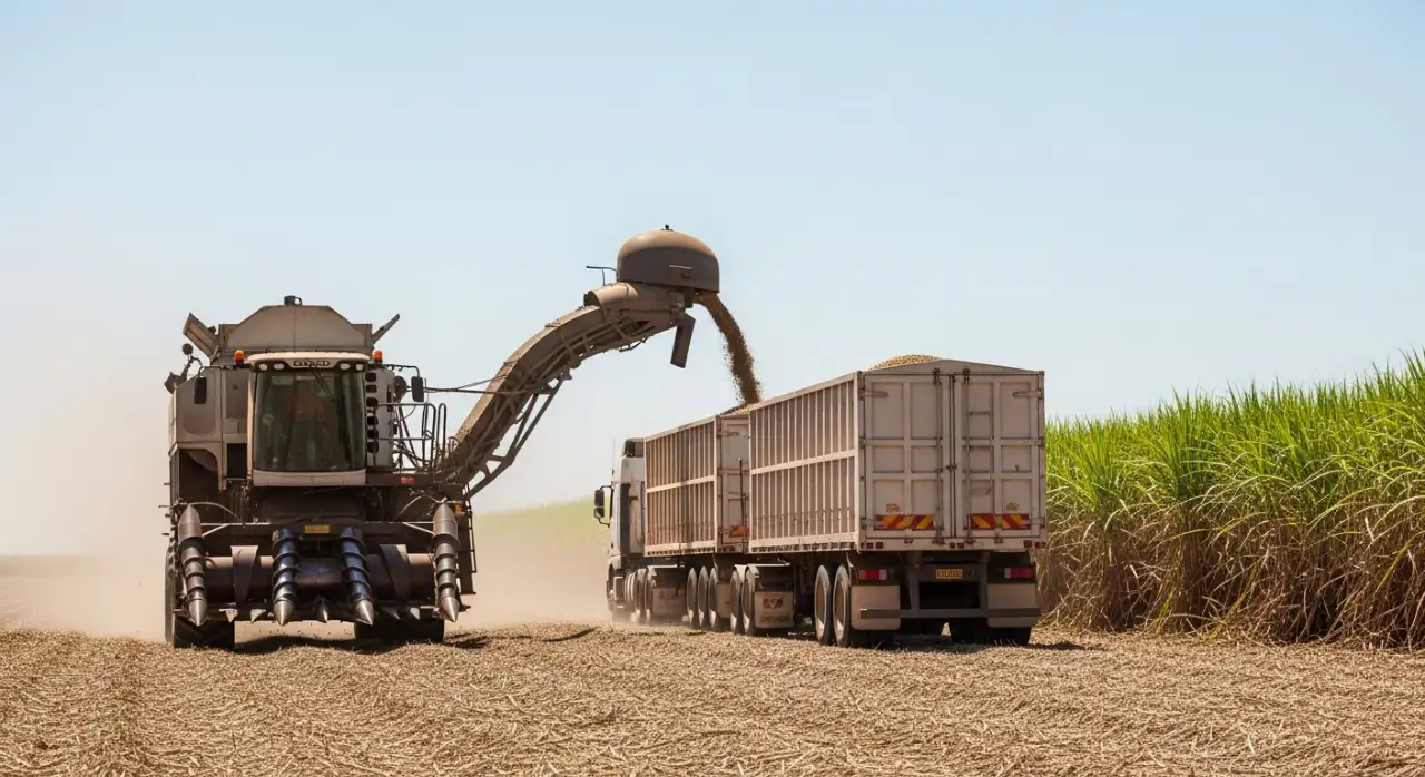 Plantação de Cana de Açúcar para Produção Agrícola