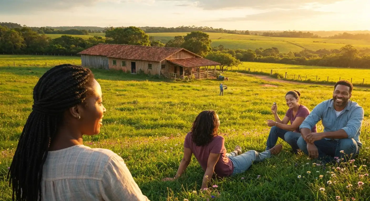 Benefícios de morar no campo.
