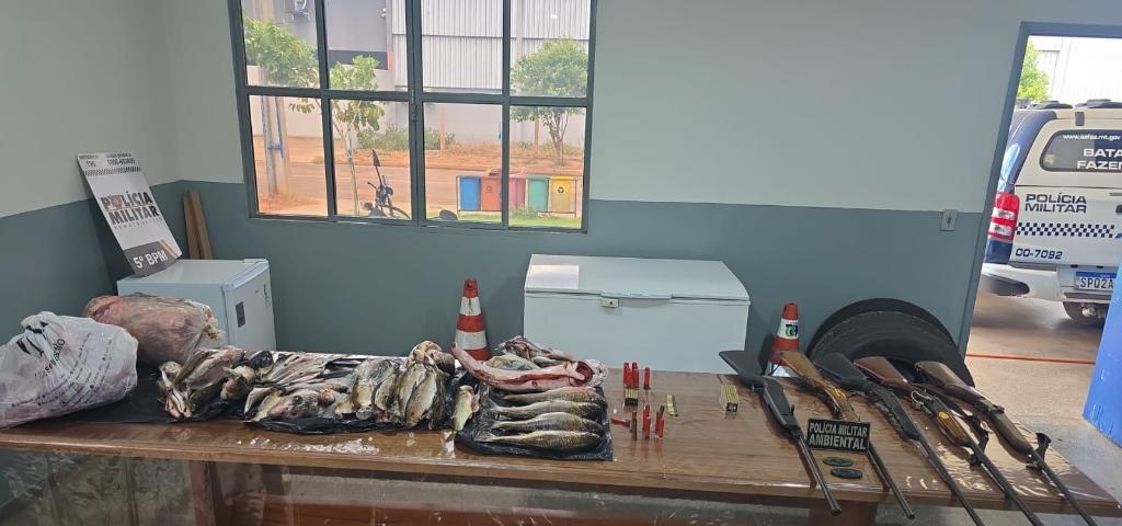Polícia Apreende Pescado e Carne de Caça em Tesouro - Imagem do artigo original