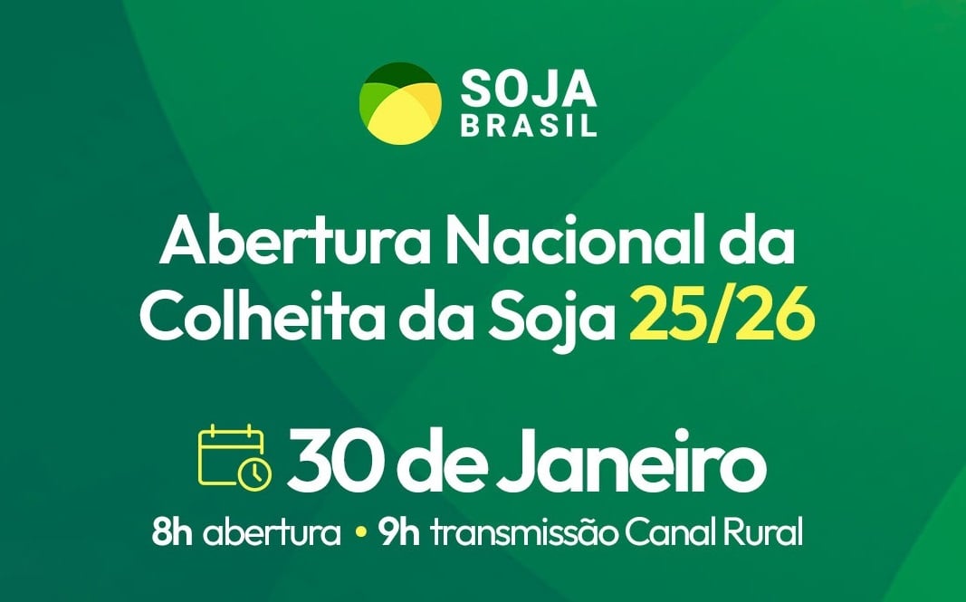 Inscrições para a Abertura Nacional da Colheita da Soja - Imagem do artigo original