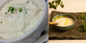 Molho especial de iogurte para saladas e servir em churrasco